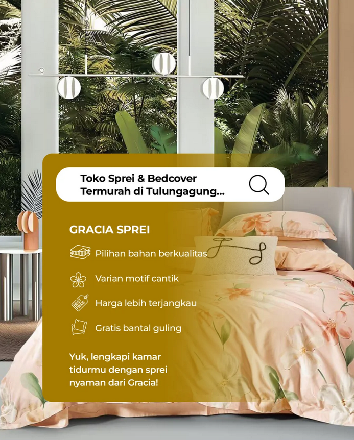 <p>Cari sprei & bedcover murah tapi tetap berk